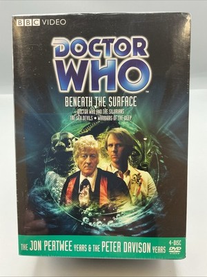 Doctor Who - Beneath the Surface DVD-Jon Pertwee & Peter Davison- Free Shipping