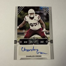 2022 Leaf Draft - Autograph Charles Cross Rookie Card Seahawks Super Bowl LX. rookie card picture