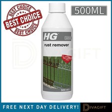 HG RUST REMOVER 500ML FOR METAL POWERFUL LIQUID REMOVES RUST FAST PREVENTS NEW