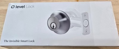 Level Lock-The Invisible Smart Lock iOS or Android-Ring and Alexa C-E14U Black
