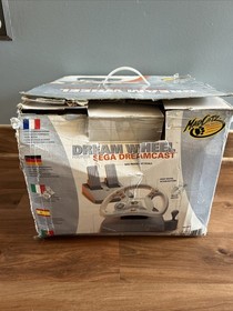 Sega Dreamcast Mad Catz Dream Wheel Steering Wheel Pedals Set - New Open Box