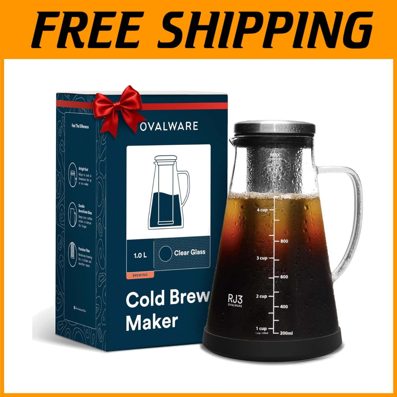 - 1l Glass Carafe