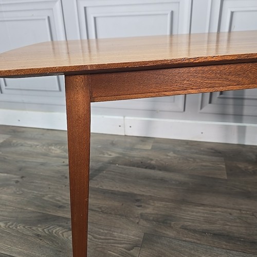 Vintage Wood Danish Inspired Coffee Table - Atomic Sputnik Mid-Century Teak - Picture 15 of 24