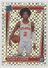 2021-22 Panini Donruss Optic Rated Rookie Checkerboard Prizm Sharife Cooper 09eu