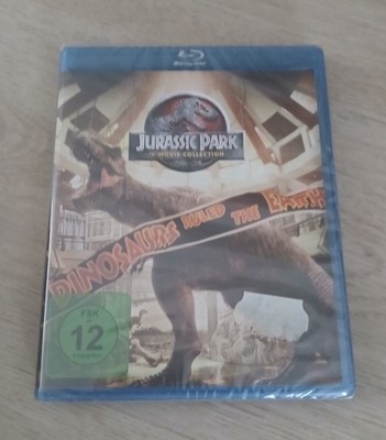 Blu-Ray   Jurassic Park 1-3 + Jurassic World 1   4 Movie Collection