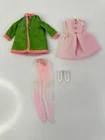 Vintage 1970 Barbie Skipper Pink Princess Outfit 1747 Green Pink USA