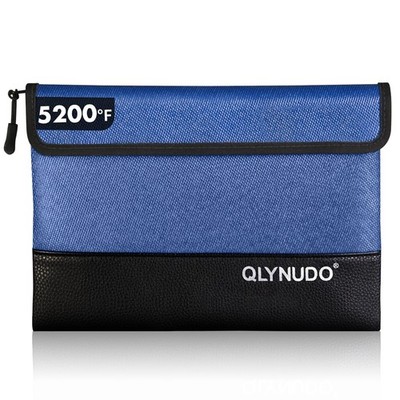 5200 Fireproof Money Bag for Cash Fireproof Pouch 11x7.7 Inch Waterproof