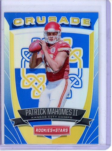 Patrick Mahomes II #46 2017 Panini Rookies & Stars Crusade card