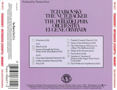 EUGENE ORMANDY (CONDUCTOR/VIOLIN) - TCHAIKOVSKY: THE NUTCRACKER (HIGHLIGHTS) NEW