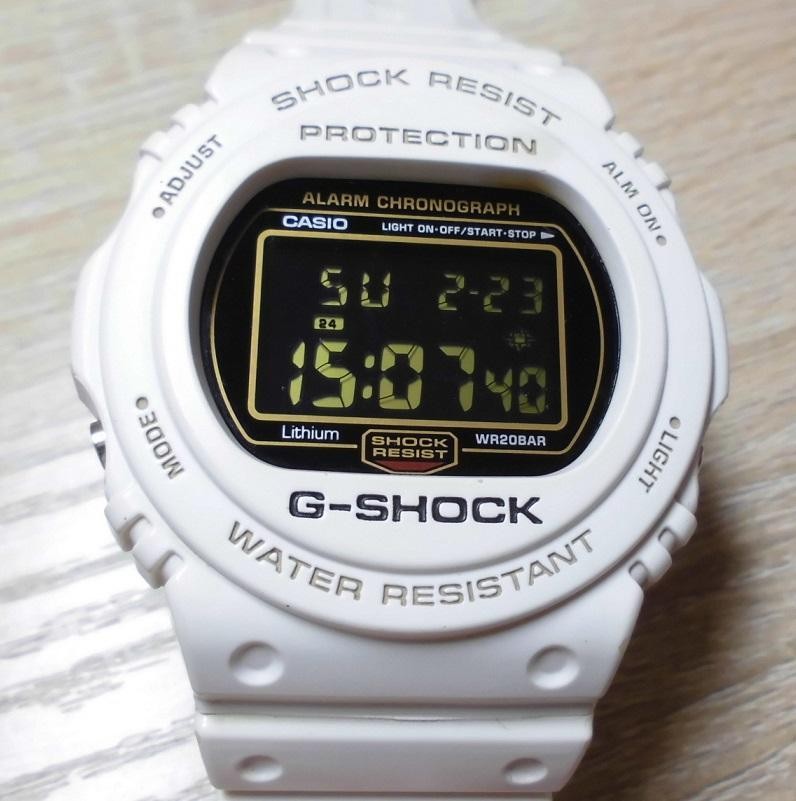 Casio G-Shock DW-5725B-7JF 25th Anniversary Rising White Limited