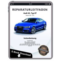 Audi A5 8T (07-16) Instandsetzung Schaltgetriebe 0B1 Werkstatthandbuch PDF Datei