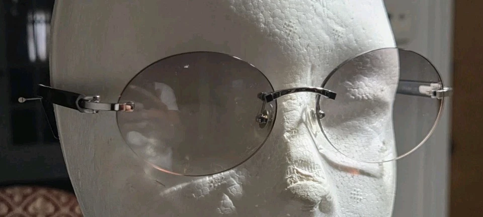 Marcos de mármol Cartier negro/plateado serie # CT00480 003 Foto 3 de 4