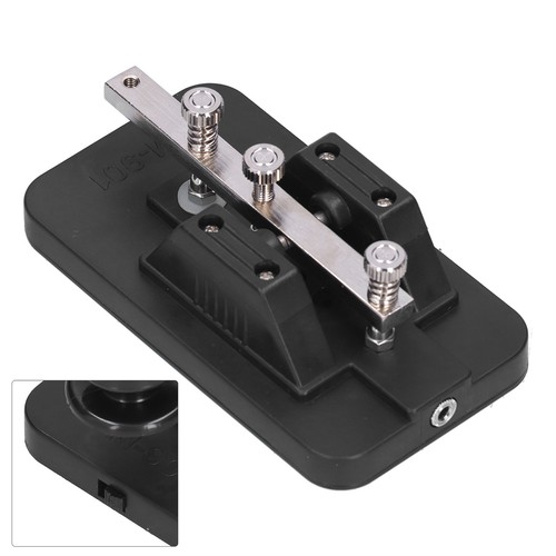 Morse Code Key Telegraph Tapper Manual CW Practice Tool Trainer z brzęczykiem - Zdjęcie 8 z 22