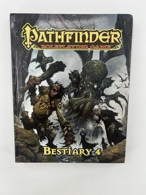 D&D D20 Paizo Pathfinder Bestiary 4 Hard Cover Fast Shipping