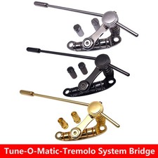 Guitar Tune-O-Matic Style Tremolo Bridge Stop Bar Tailpiece for LP SG Guitar