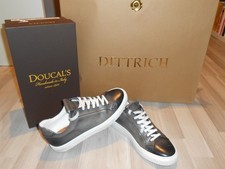 Neuw. 425€ Luxus Herren Sneaker Doucal's grau Gr. 41,5/ 7,5 Radica soft Doucals