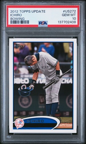 Ichiro [Bowing] #US272 2012 Topps Update card