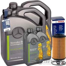 ÖLFILTER FILTER SET+ORIGINAL 5W30 ÖL für MERCEDES SPRINTER 906 VIANO VITO W639