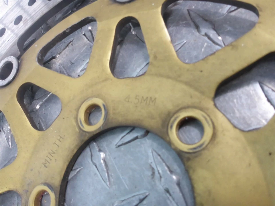 98 Kawasaki Ninja ZX 600 ZX600G передний тормоз ротор диск оборудование болты комплект пара - Изображение 4 из 4