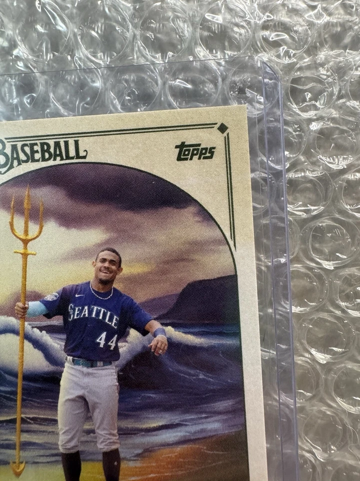 2023 Topps X Bob Ross The Joy of Baseball Julio Rodriguez - Image 4 of 4