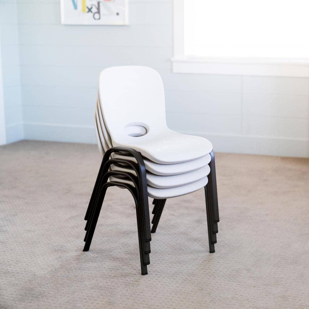 椅子 IDEE LANGUE STACKING CHAIR Natural Amazon.com - PAASHE Plastic Dining Chairs Portable Kitchen