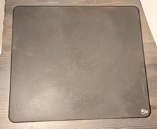 Glorious X Large Gaming Mat/Pad Stitched Edges, Black Cloth Mousepad 15x17"