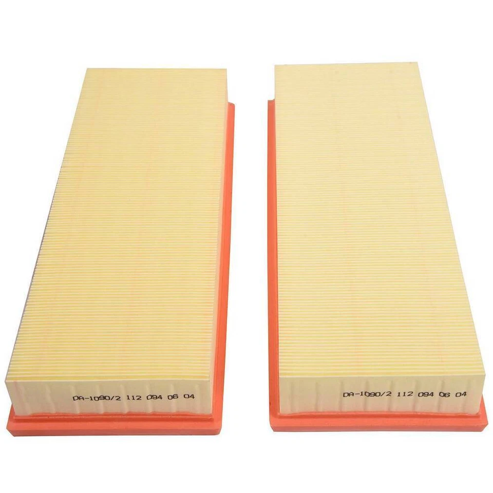 2Pcs Engine Air Filter Fits Mercedes-Benz C240 C280 C300 C320 ML350 R350 SL500 Foto 4 de 4