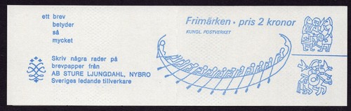 Sweden 1967 - Helmet-crests - MNH Booklet - Picture 2 of 2