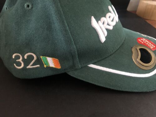 Ireland 32 IRISH Drinking HAT Bottle Opener NWT Flag Allied Imports Baseball - Picture 3 of 7
