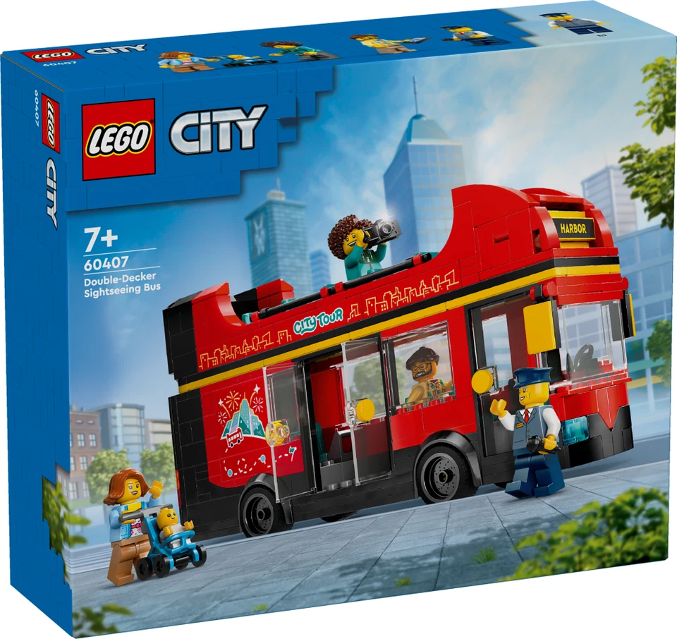 LEGO City Red Double-Decker Sightseeing Bus (60407) - Image 2 of 4