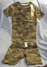 New With Tag Cat  Jack 2 pc Pajama set Camo Size 12 R 