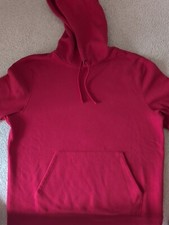 TEK GEAR Ultra Soft Fleece Sweatshirt Size L Men's Cherry Red