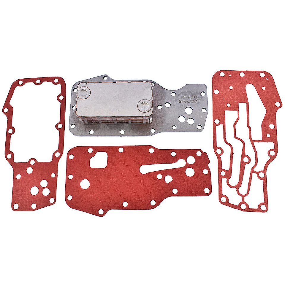 Enfriador de aceite de motor compatible con Dodge Ram 2500 3500 Cummins 5.9L ISB 03-06 con juntas Foto 4 de 4