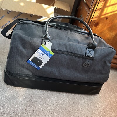 Drop-Bottom 22” Weekender Travel Gym Carry On Duffel Bag - Main Image