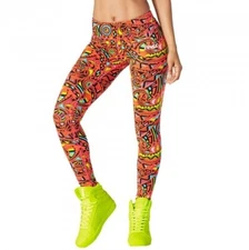 Zumba Beach Baller Perfect Leggings - Z1B00559 - XS