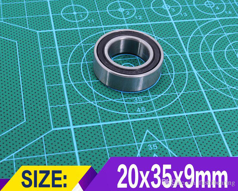 2pc 20mm Bore 35mm Outer Wheelbarrow Hand Trolley Wheel Bearing 20x35x9