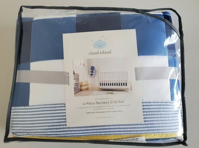 cloud island crib bedding