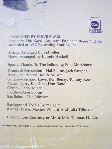 Beginning's Tommy Roe Including Stagger Lee ABC Records - Imagen 4 de 10