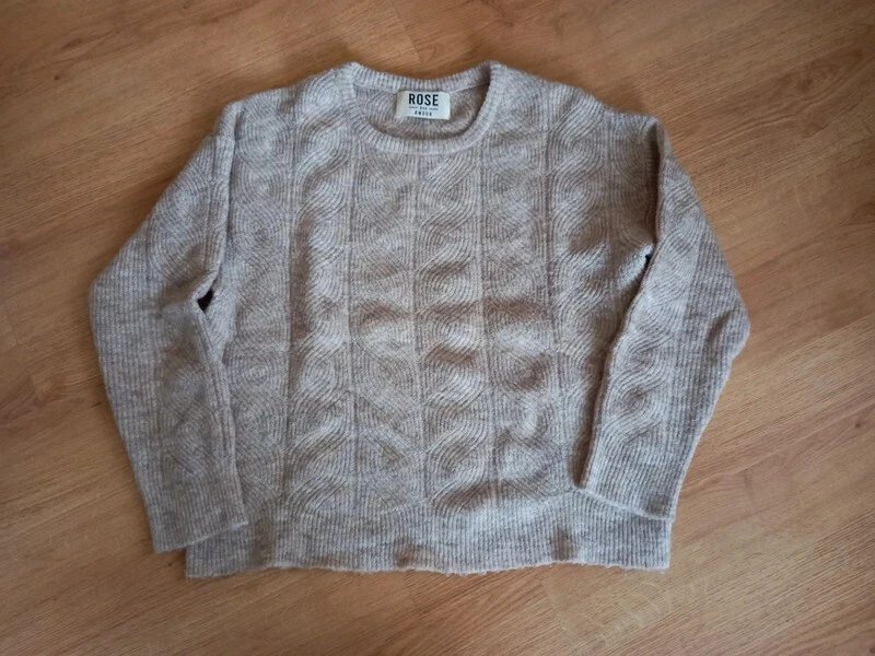Pull beige taille S Rose - Photo 1/2