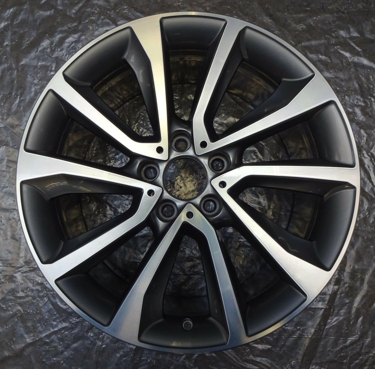 1 Orig BMW Aluminium Rim Styling 595 9Jx19 ET48 6858874 X5 F15 X6  