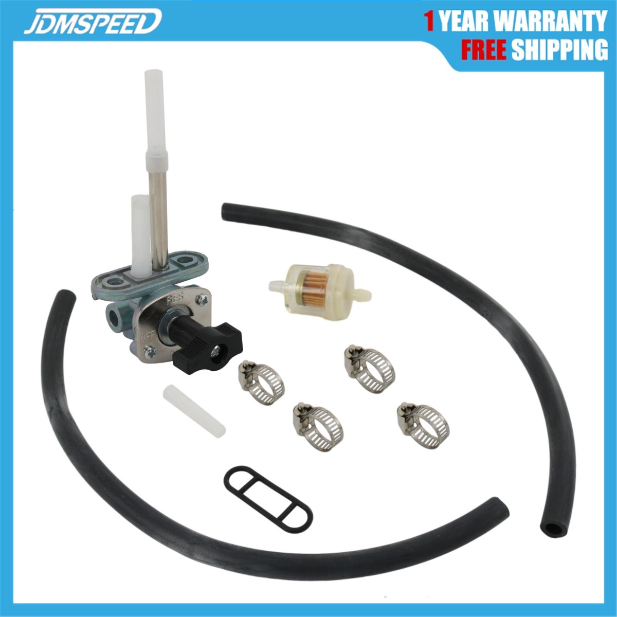 Petcock Fuel Cock Tank Switch For YAMAHA YFZ450 YFZ 450 LE/R/RSE/RW/SE - Zoom Zo - Foto 9