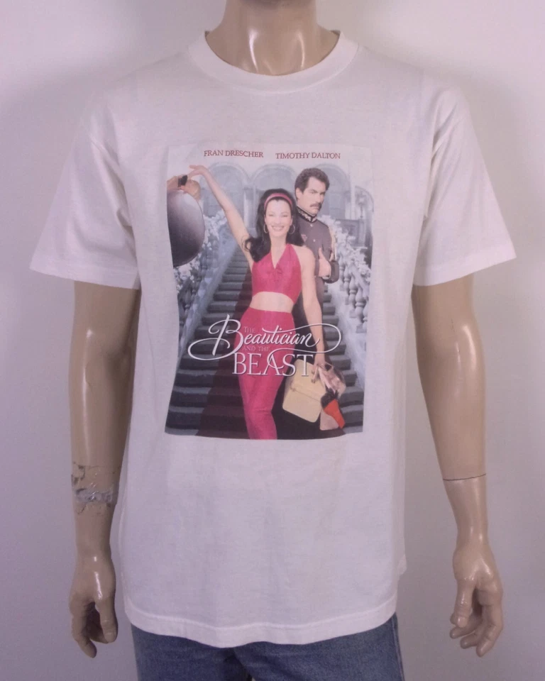 Camiseta De Colección Años 90 El Esteticista y la Bestia Película Fran Drescher Crew L Foto 2 de 4