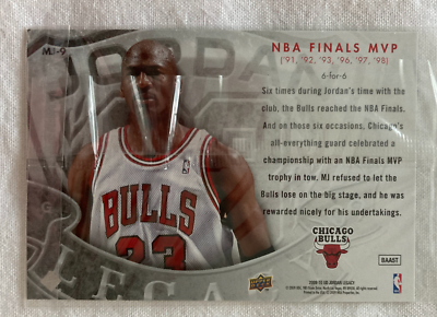 MICHAEL JORDAN 2009-10 Upper Deck Legacy JUMBO # MJ-9 | eBay