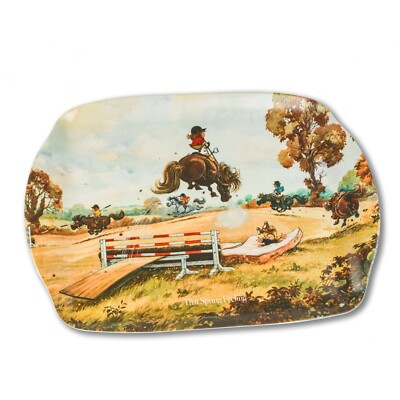 Thelwell Pony Cartoon Medium Serviertablett - Spring Feeling