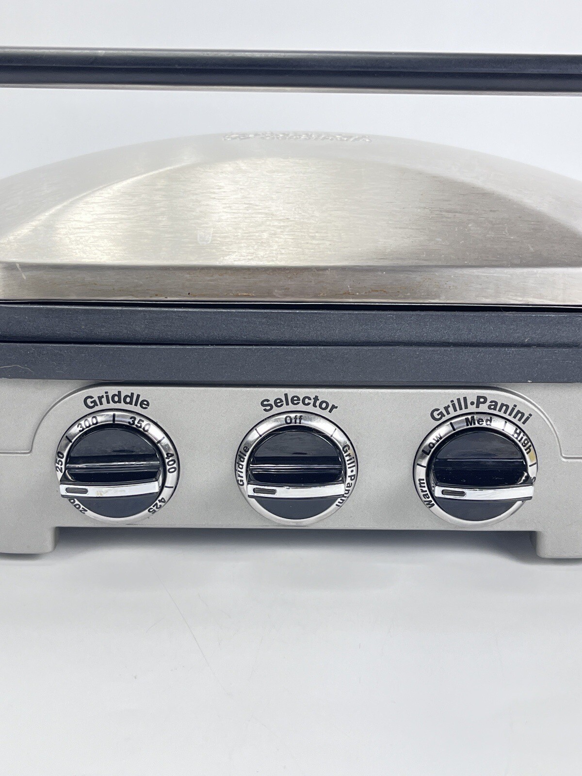 Cuisinart Griddler GR4N 5in1 Stainless Countertop Reversible Plates