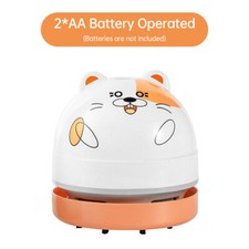 Desktop Cleaner Cute Portable Table Dust Sweeper Cartoon F1C8