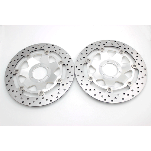 One Pair Front Brake Disc Rotor For Honda Goldwing GL1800 2001-2015 2002 2003 - Picture 3 of 8