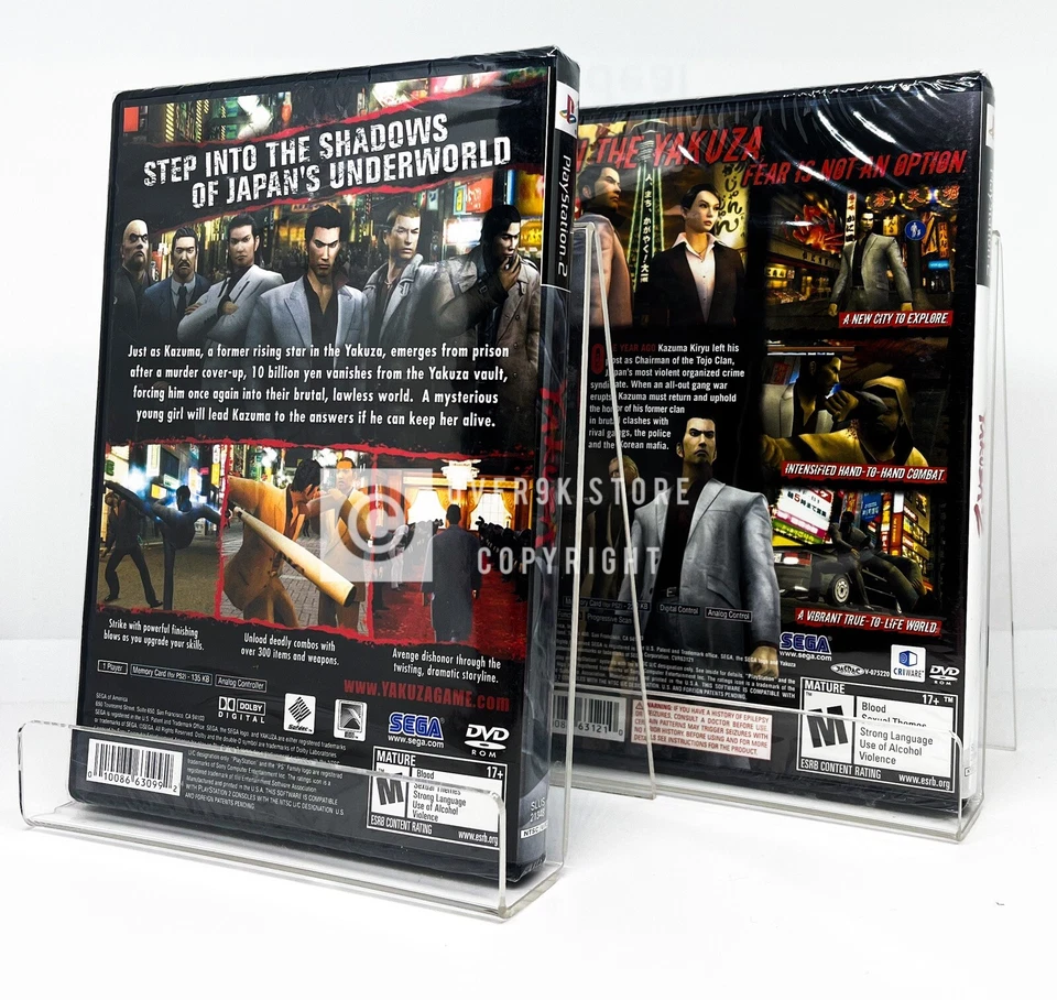 Yakuza + Yakuza 2 - PS2 - Brand New | Factory Sealed - Image 4 of 4
