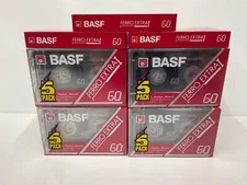 New Sealed BASF FERRO EXTRA I 60 Cassette Lot of 23