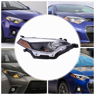 Right Side, (RH) Headlamp Assembly DIP LED OEM For Toyota Corolla 2014-2016 1.8L